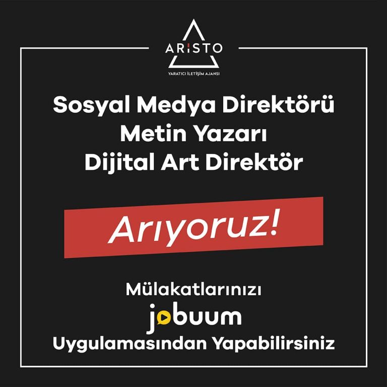 Jobuum_Is Ilanı_Metin Yazari