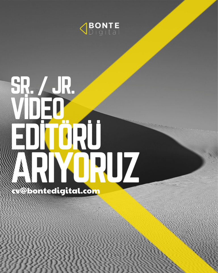VIDEO EDITORU ARIYORUZ