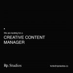 CREATIVE CONTENT MANAGER POST 1