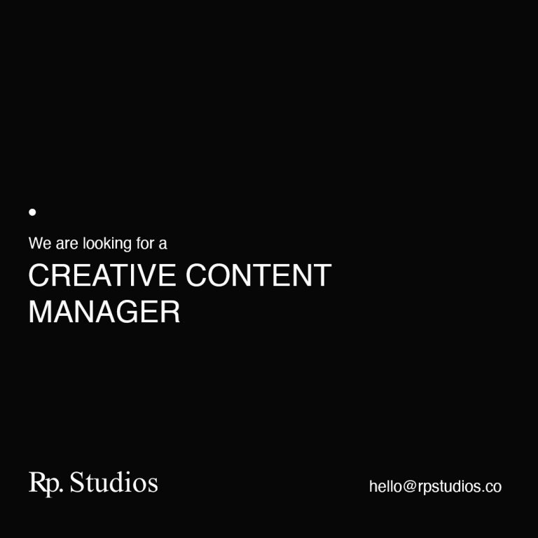 CREATIVE CONTENT MANAGER POST 1