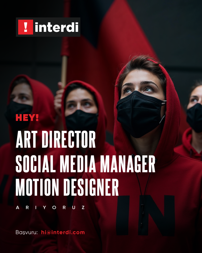 Interdi, Art Director, Social Media Manager ve Motion Designer arıyor!